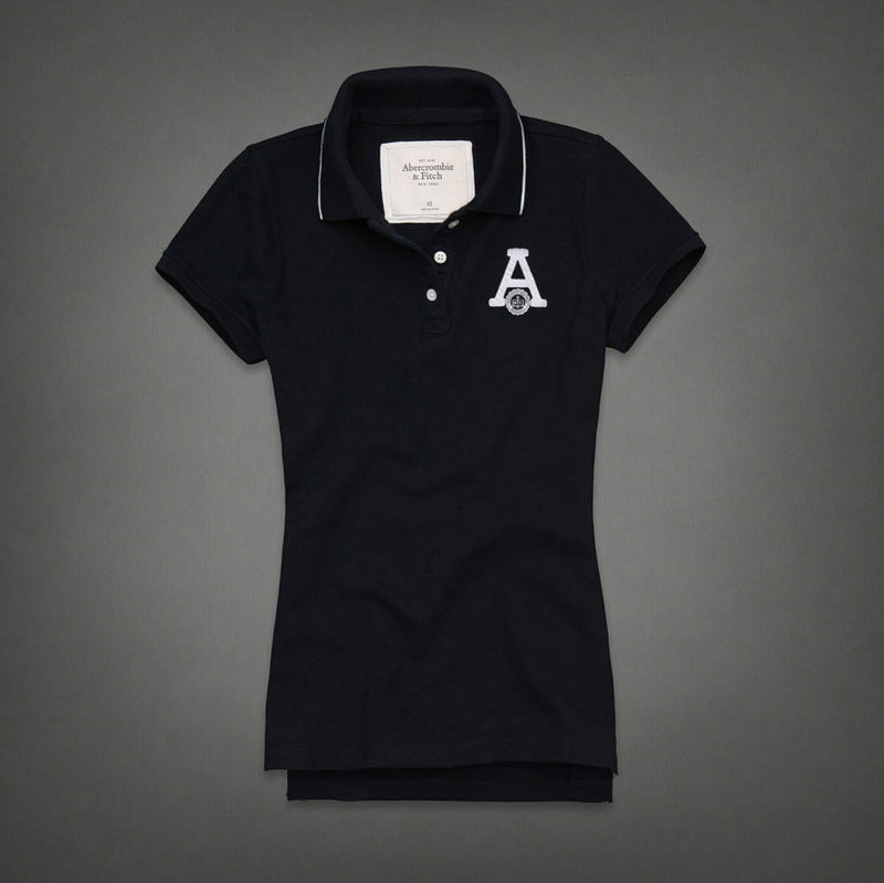 Abercrombie Fitch Mujeres Polo Corto Remera AF8413